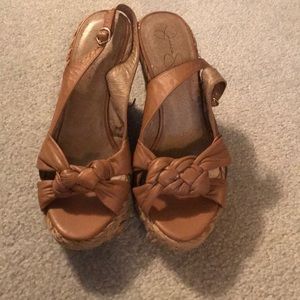Jessica Simpson wedges